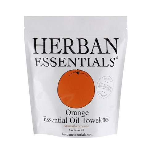 Orange Towelettes (Available in 7 & 20 Count)